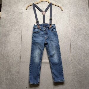 Toddler Denim Jeans with Suspenders OshKosh B'gosh 4T Classic Overalls Style